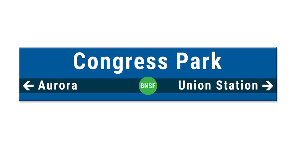Congress Park Sign