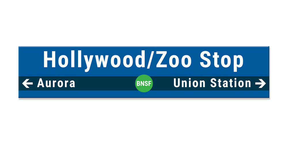 Hollywood/Zoo Stop Sign