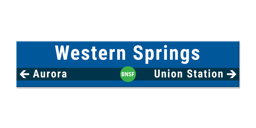 Western Springs Sign