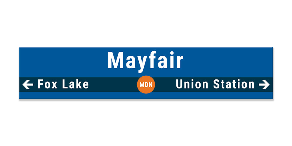 Mayfair Sign