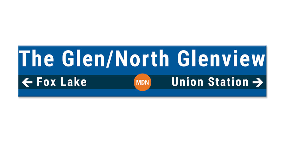 The Glen/North Glenview Sign