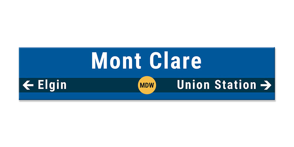 Mont Clare Sign