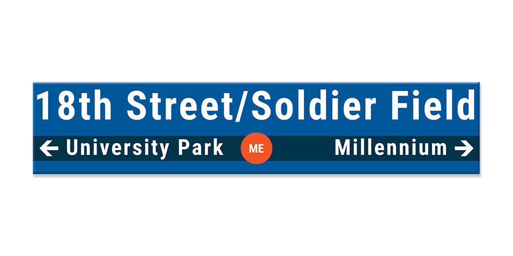 18th Street/Soldier Field Sign