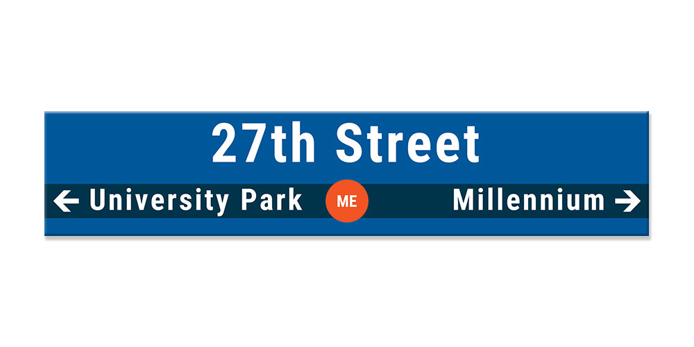 27th Street Sign