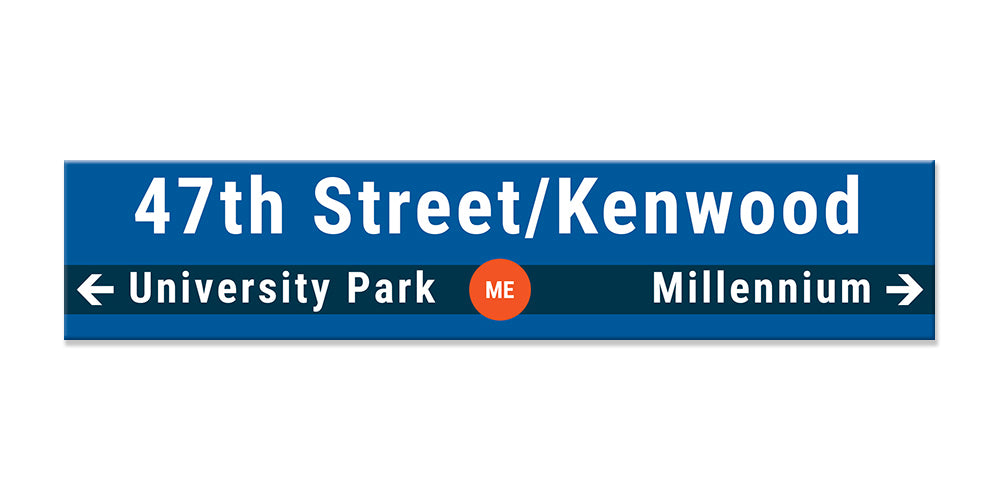 47th Street/Kenwood Sign