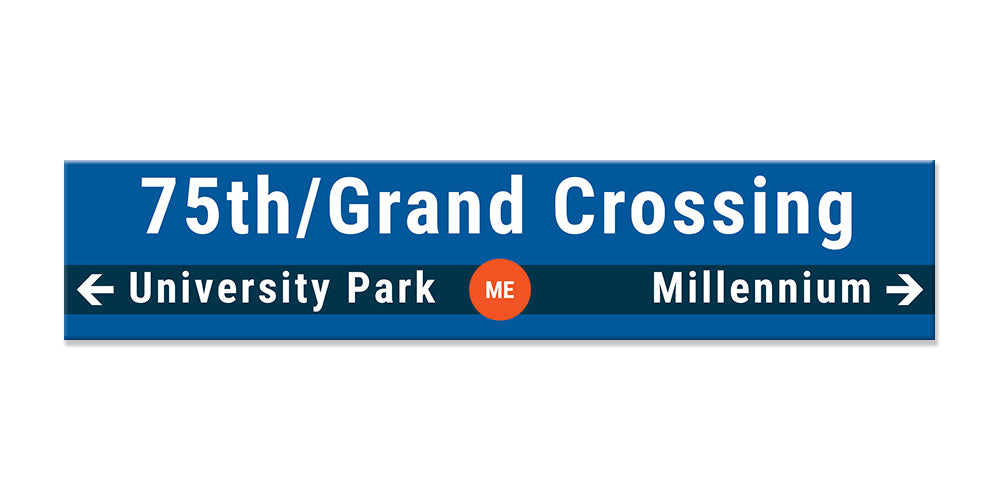 75th Street/Grand Crossing Sign
