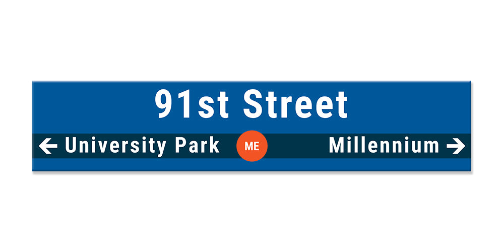 91st Street Sign
