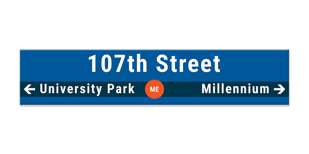 107th Street Sign