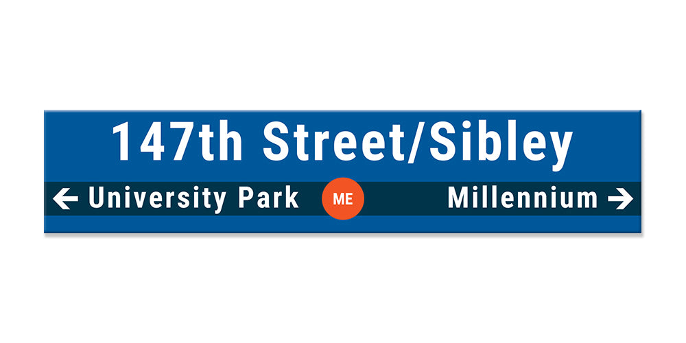 147th Street/Sibley Sign