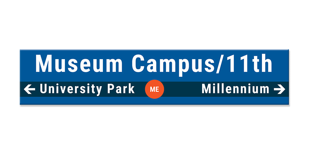 Museum Campus/11th St Sign