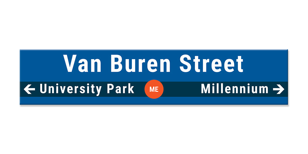 Van Buren Street Sign