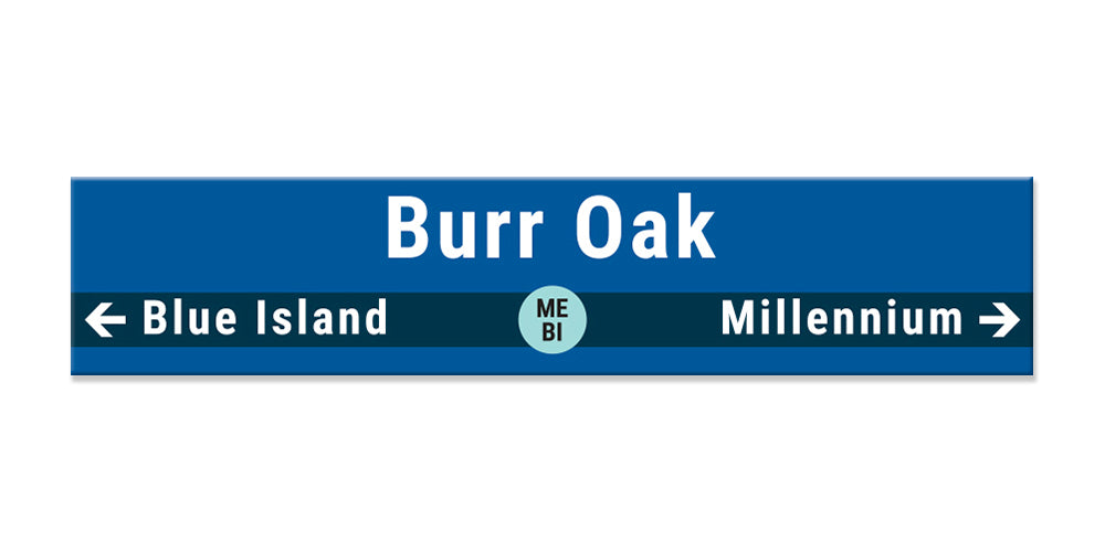Burr Oak Sign