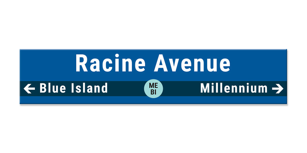Racine Avenue Sign