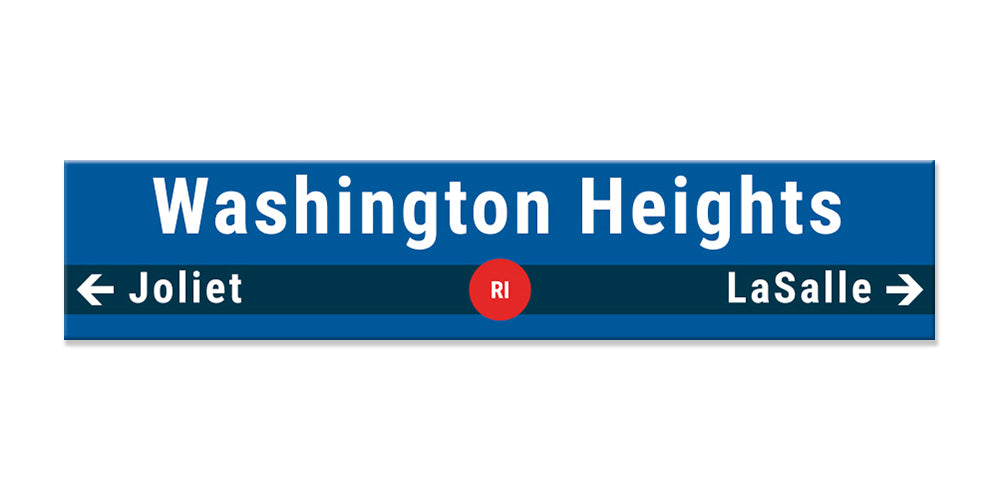 103rd Street/Washington Heights Sign