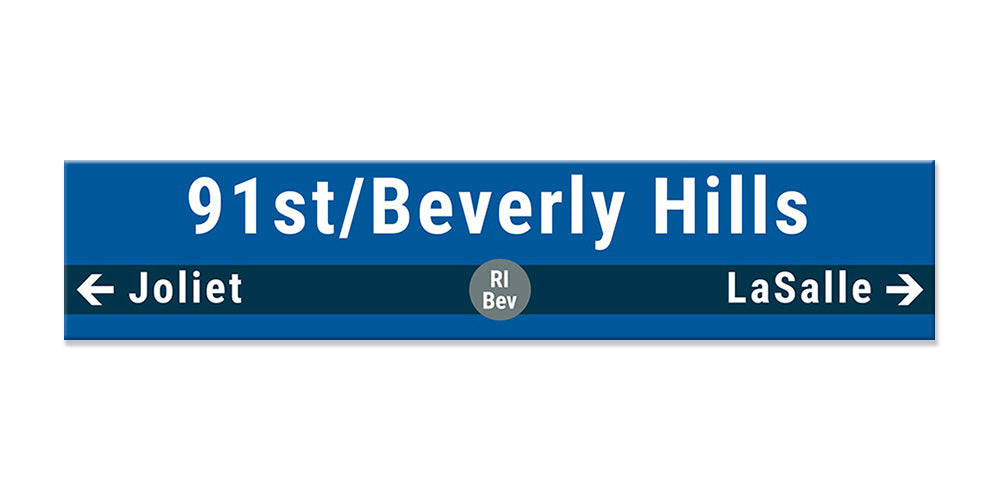 91st Street/Beverly Hills Sign