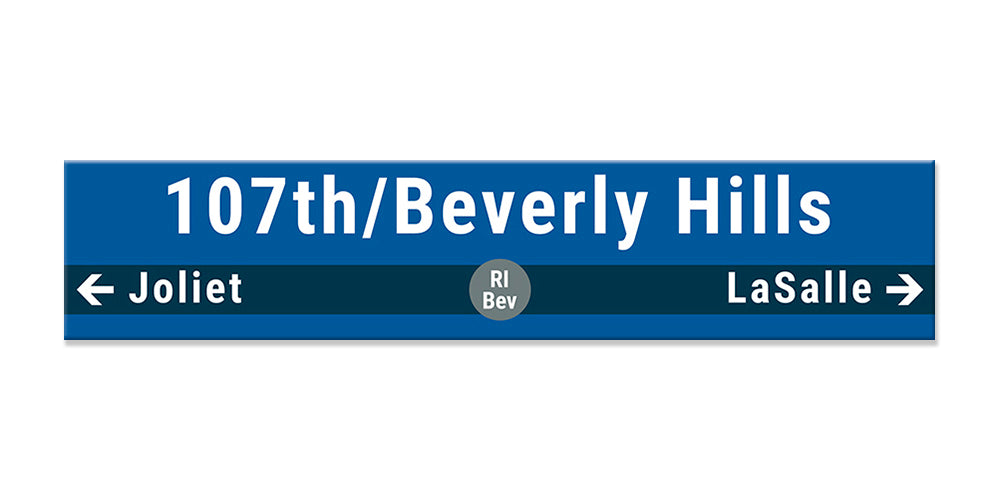 107th Street/Beverly Hills Sign