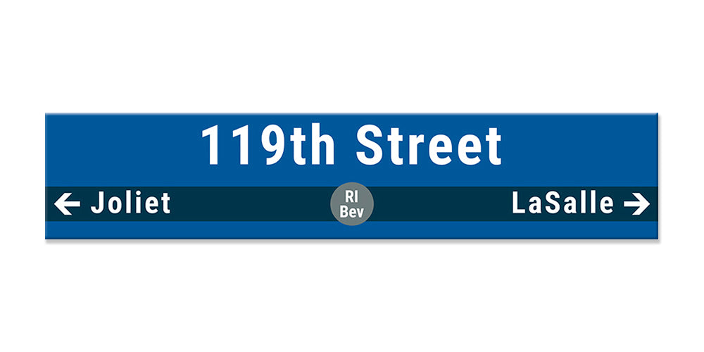119th Street Sign