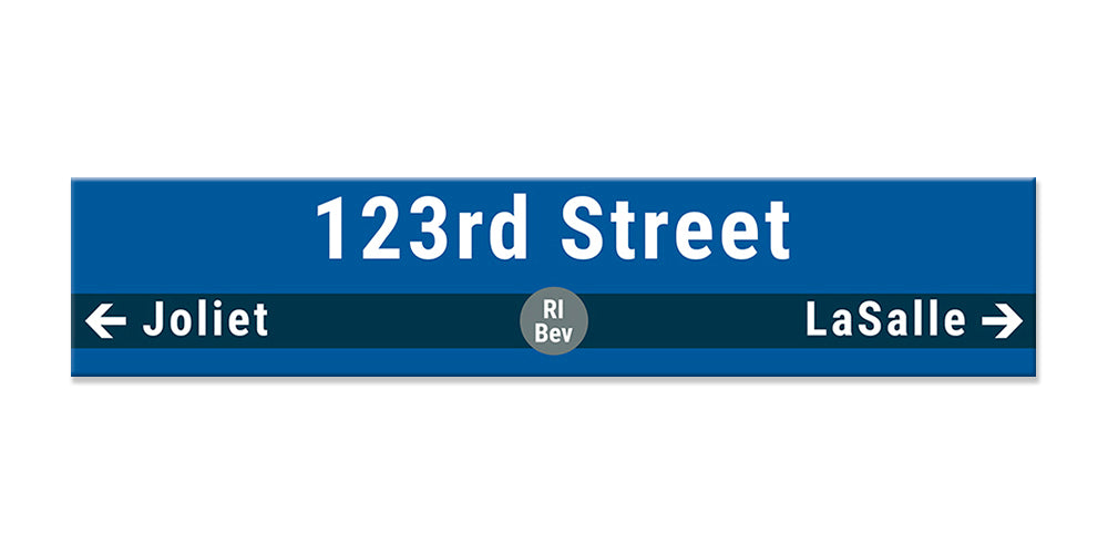 123rd Street Sign