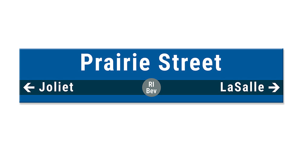 Prairie Street Sign