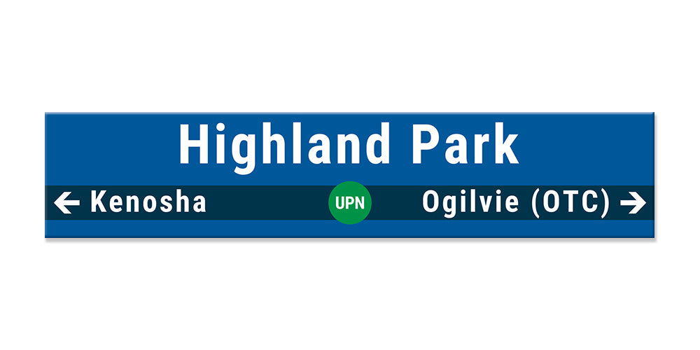 Highland Park Sign