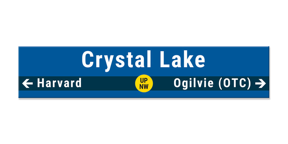 Crystal Lake Sign