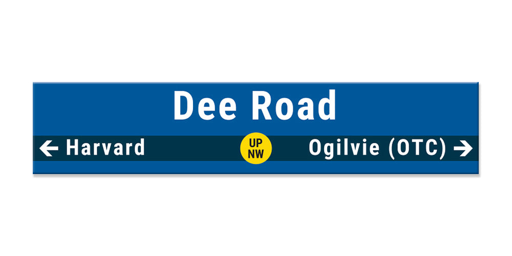 Dee Road Sign