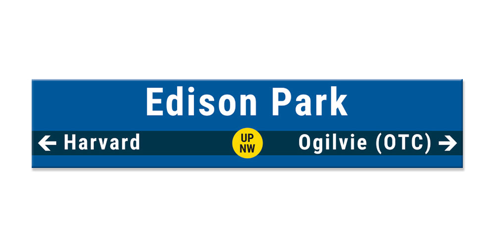 Edison Park Sign