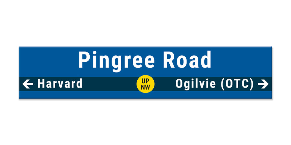 Pingree Road Sign