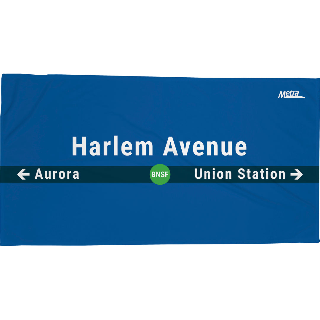Harlem Avenue Towel