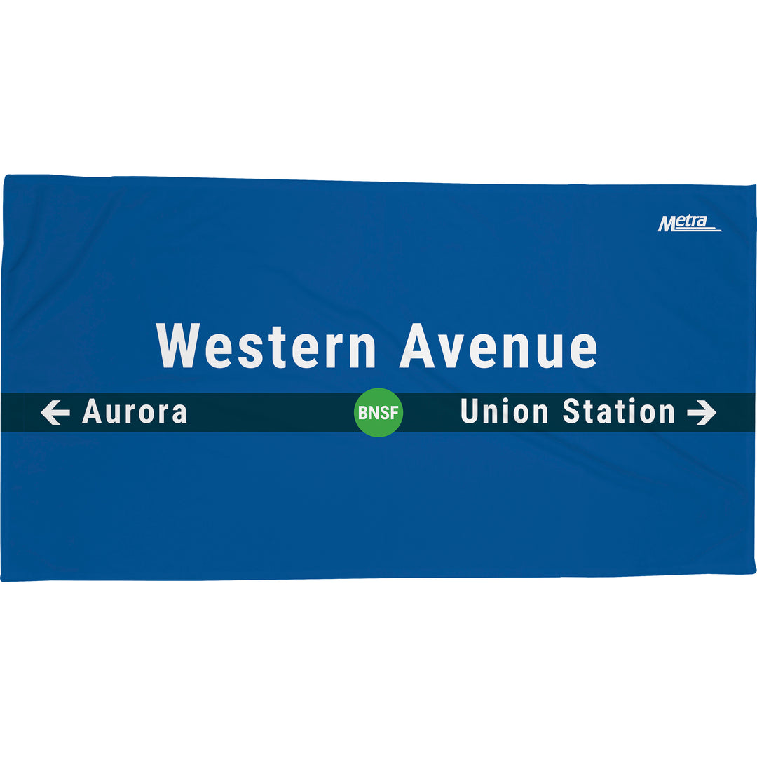 Western Avenue Towel