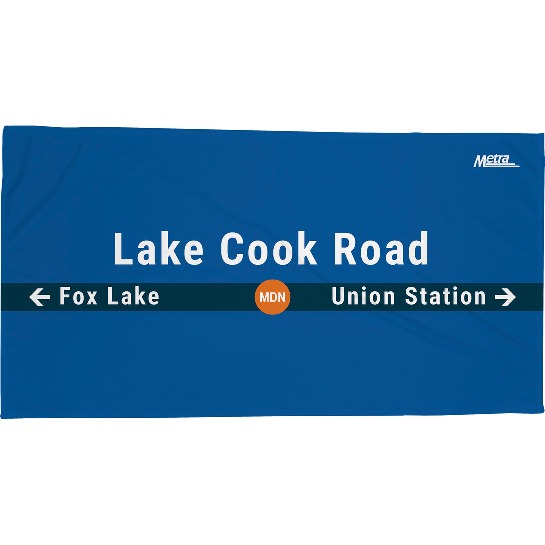 Lake Cook Road Towel