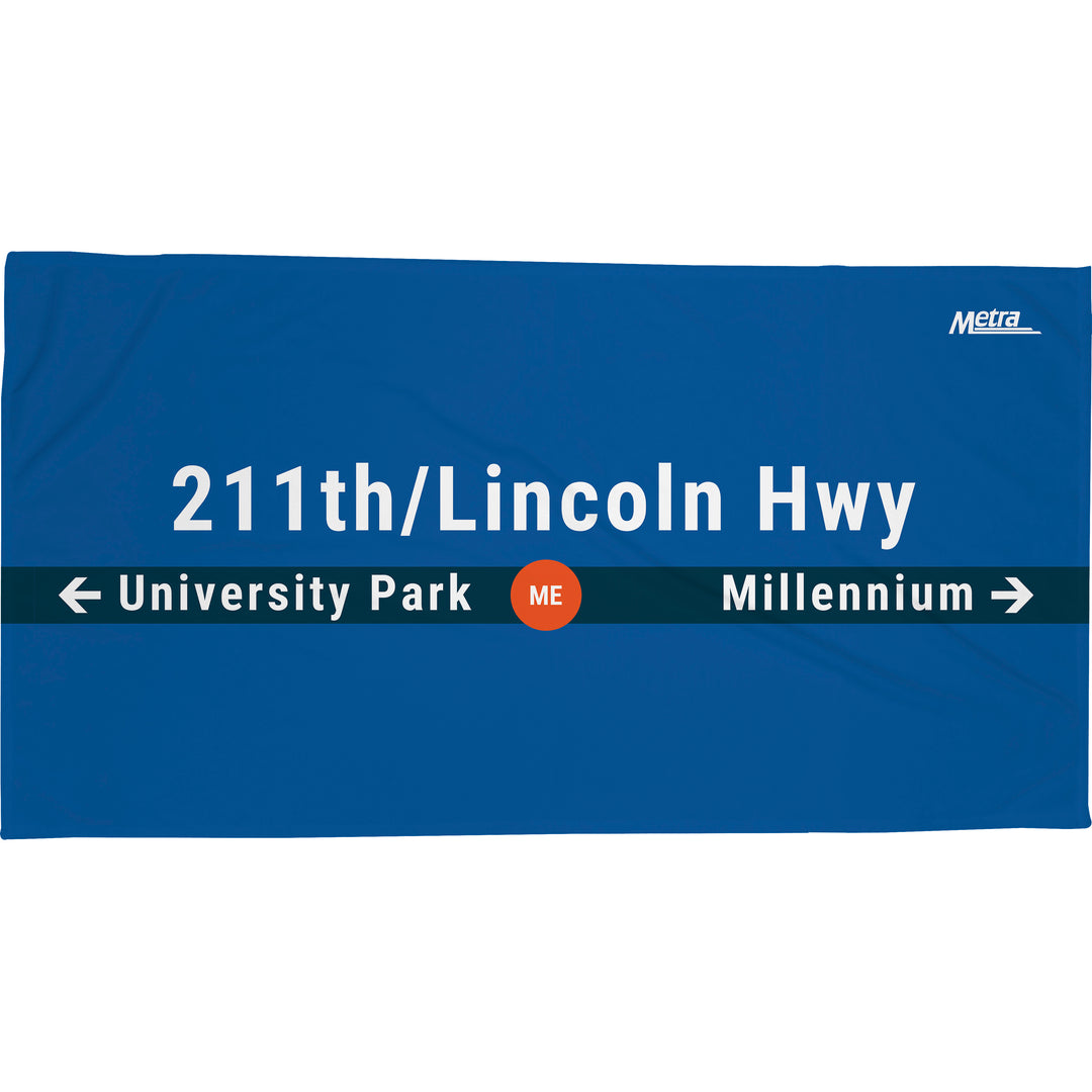 211th Street/Lincoln Highway Towel