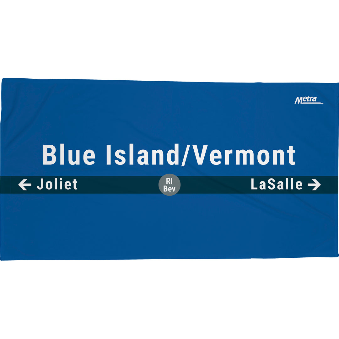 Blue Island/Vermont Street Towel