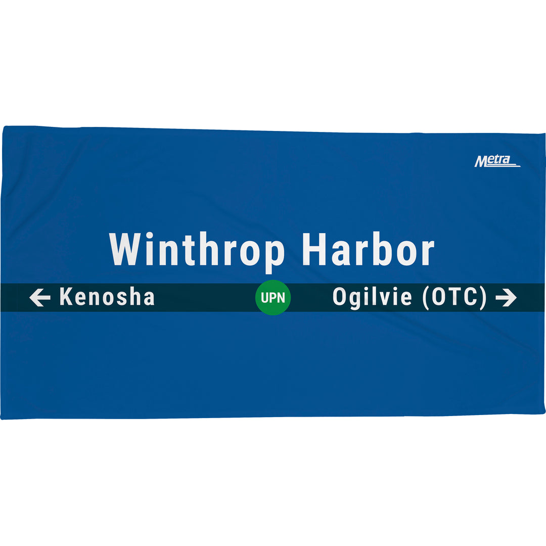 Winthrop Harbor Towel