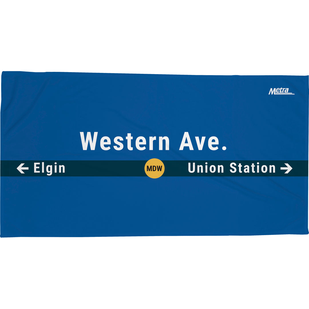 Western Avenue (MDW) Towel