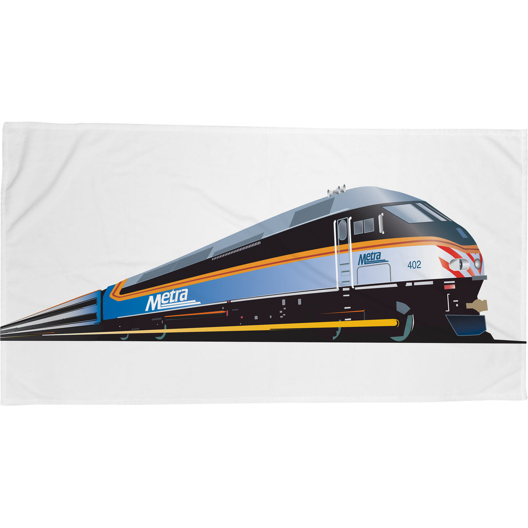 New Metra Locomotive Towel